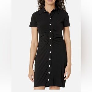 Michael Kors Black Collared Dress